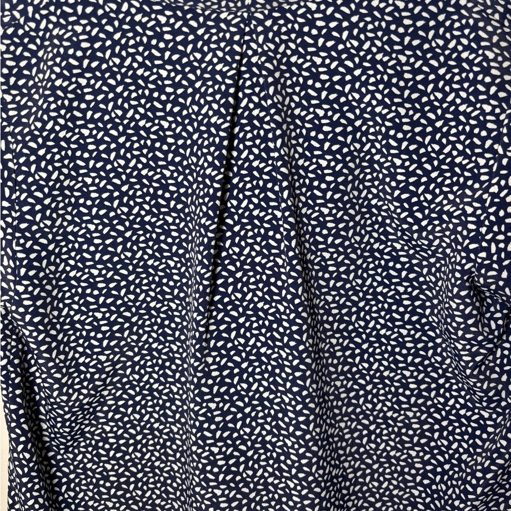 Halogen Blue Patterned Women's Top - Picture 4 of 8